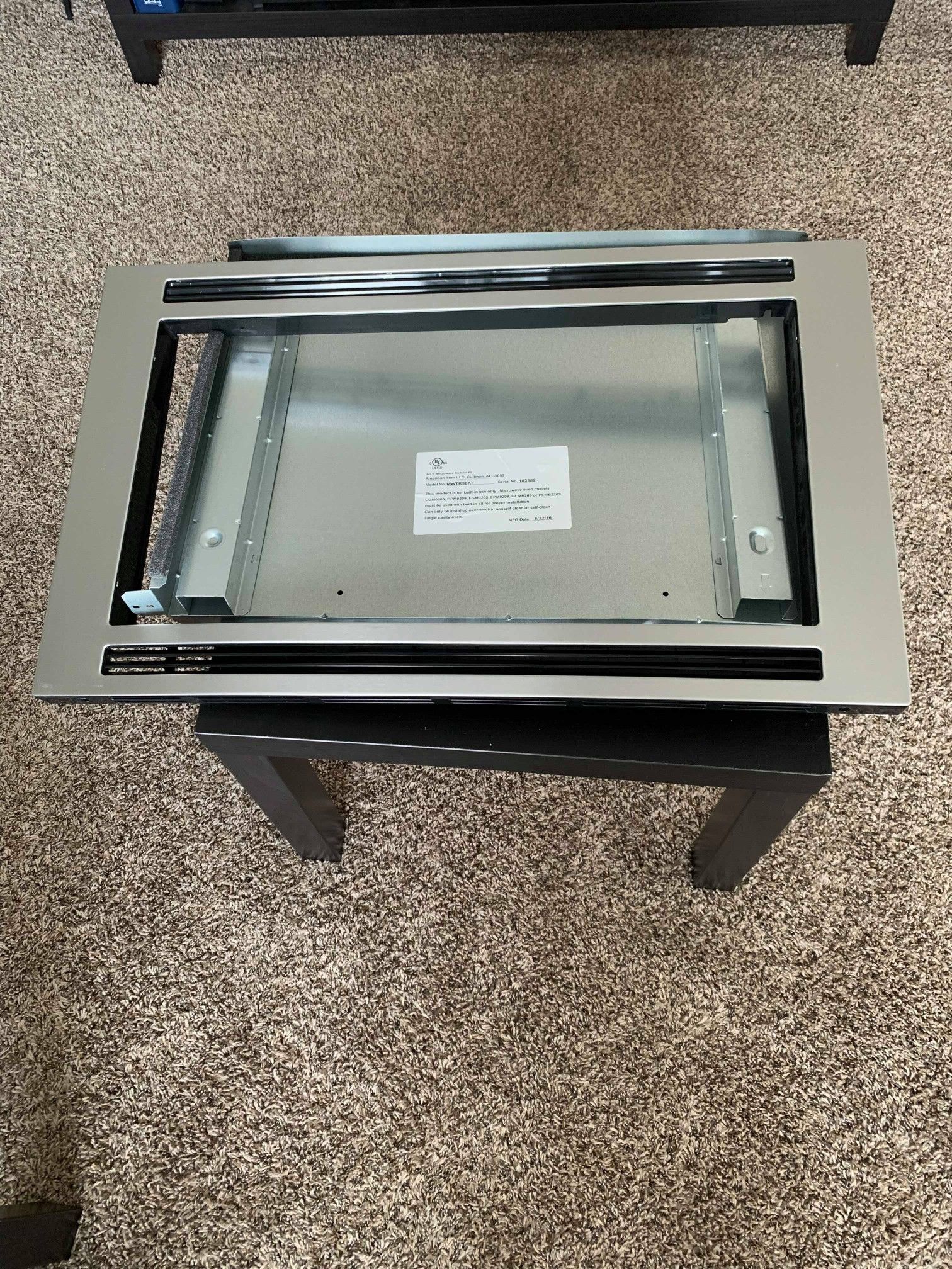 Frigidaire Black/Stainless 30" Microwave Trim Kit - Model #MWTK30KF