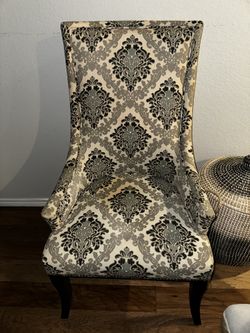 Wingback Paisley Chair