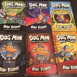 6 Dog Man Books 
