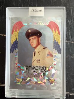 👑 ELVIS PRESLEY 2026 KEEPSAKE SPOTLIGHT SILVER CRACKED ICE /200 – ENCASED 👑