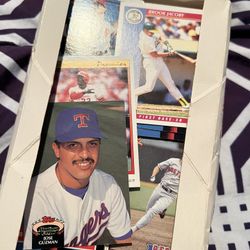 Box Of Old Baseball Cards 