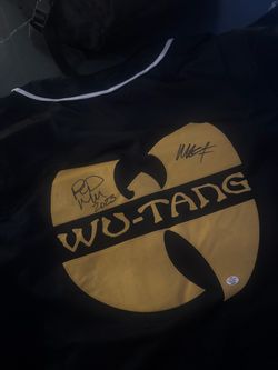 Signed Wu-Tang Clan Black Jacket