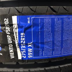 Brand New Tires (1) Fortune Viento FSR-702 (Single) (275/35R18) ($99)