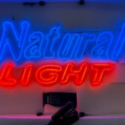 Natural Light Neon Sign - Brand New