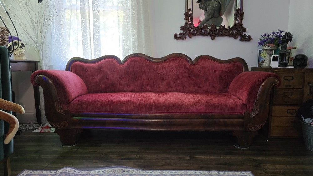 Antique Sofa Red