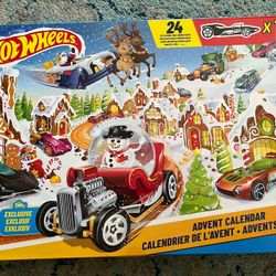 Hot Wheels Advent Christmas Calendar With Cars
