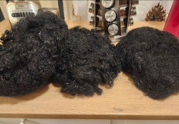 New Black Curly hair wigs