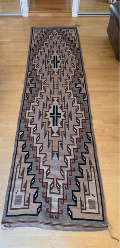 Large 11’ x 3’ Authentic Navajo Rug Runner