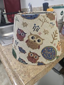 White Owl LampShade