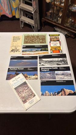 8 Vintage travel brochure and visitor maps