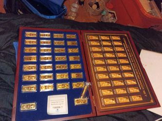 Coinage of the U.S. Gold Rush ingot set