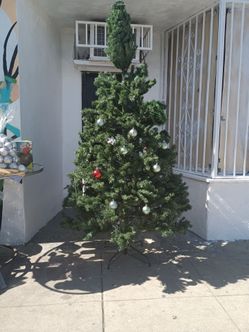 Artificial Christmas Tree with Metal Stand