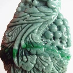 Exquisite Jade All Natural Grade A. Phoenix Pendant.