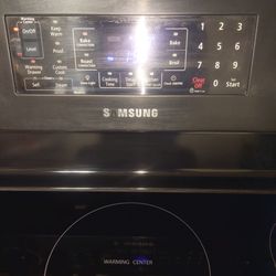 Excellent Working  5 Burner glass top stove with Dual Function self-cleaning Convection oven and Warming Drawer