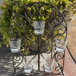 Metal Wall Candle Holder