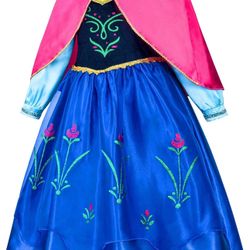 Frozen - Ana Blue Costume Dress