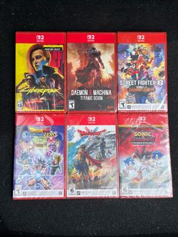 Brand New Sealed Nintendo Switch 2 Games