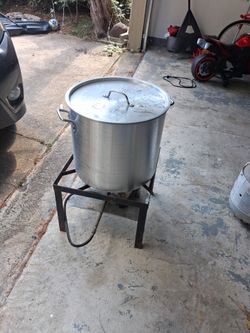 Outdoor propane deepfryer/boiler