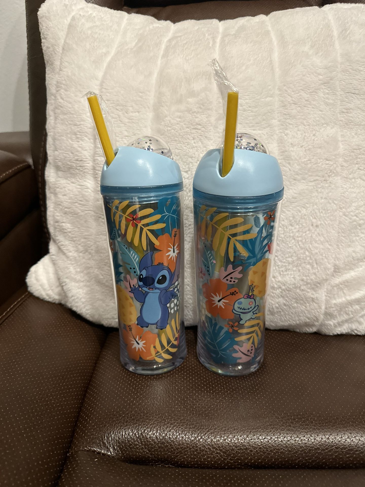 Stich Cups With Straw New  $12 Each