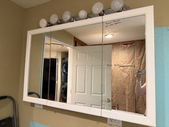 FREE MIRRORED MEDICINE CABINET