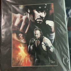 The Undertaker from WWE Wrestling 16” By 20”
