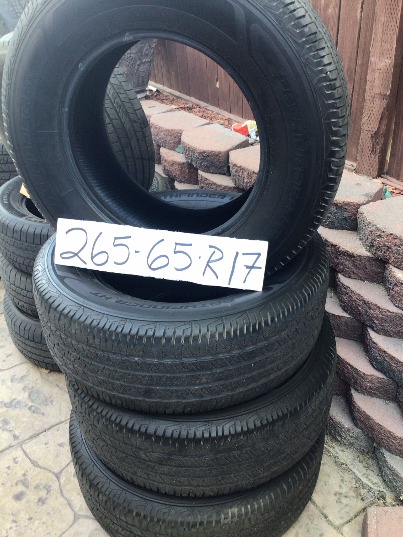 265. 65  R17 Tires