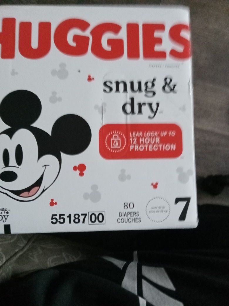 HUGGIES DIAPERS!! 6&7