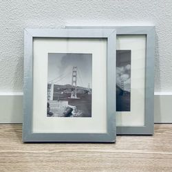 Picture Frames (set of 2) - Silver Tone 9”x11” Brand New