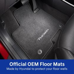 Hyundai Tucson Cargo Cover and Floor Mats 