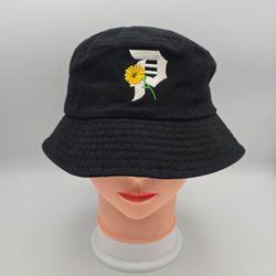 Primitive Skateboarding Black Cotton Bucket Hat