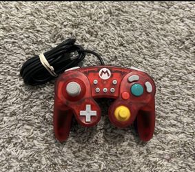 Nintendo Switch GameCube Classic Controller Hori Super Mario - Clear Red