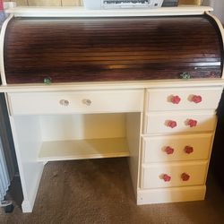 Antique Roll Up Desk