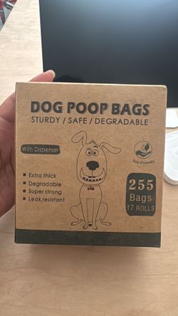 255 Dog Poop Bags + Dispenser – 17 Rolls Eco-Friendly. 📍 Easy & secure pickup from our storefront in Jersey City.