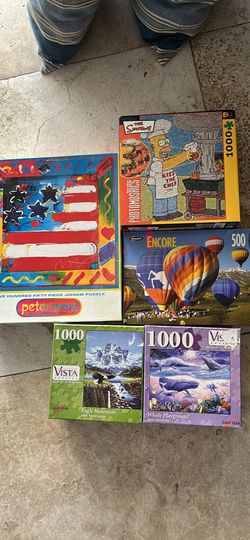 Various New Board Games $10 And Puzzles $5