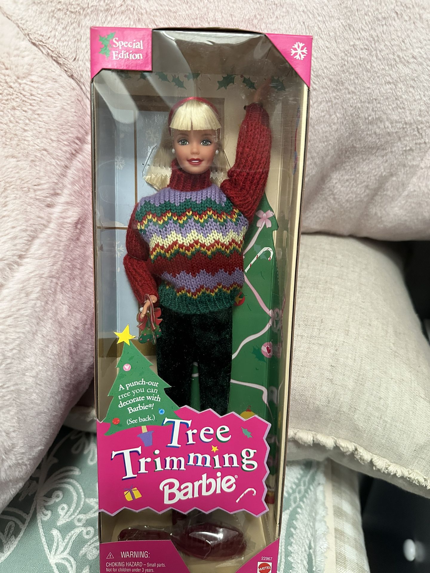 Vintage Tree Trimming Barbie 