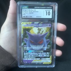 Gengar/ mimi Tag Team Japanese And Galarian Zapdos