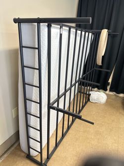 Metal bed frame and Mattress