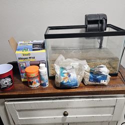 Fish Tank, Goldfish Included