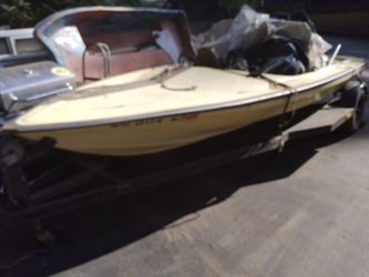 Ski boat and trailer and extra
