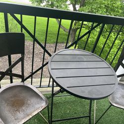 Outdoor Bistro Table With Chairs