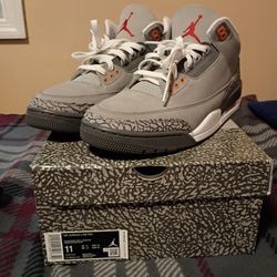 Jordan 3 Cool Grey