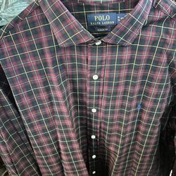 Men’s Size XL Ralph Lauren Long Sleeve Button Up Shirt 