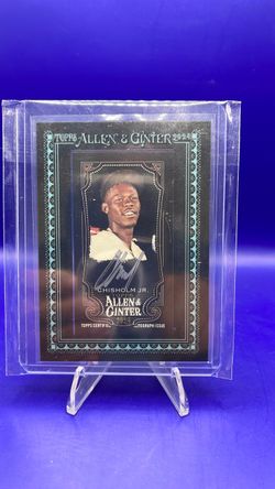 Jazz Chisholm Jr.  Autographed  Allen & Ginter 6/10
