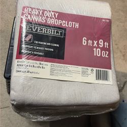 6 ft. x 9 ft. Heavy Duty Canvas Drop Cloth