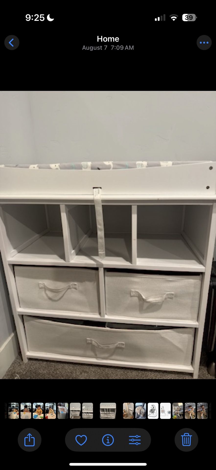 Changing Table And Dresser