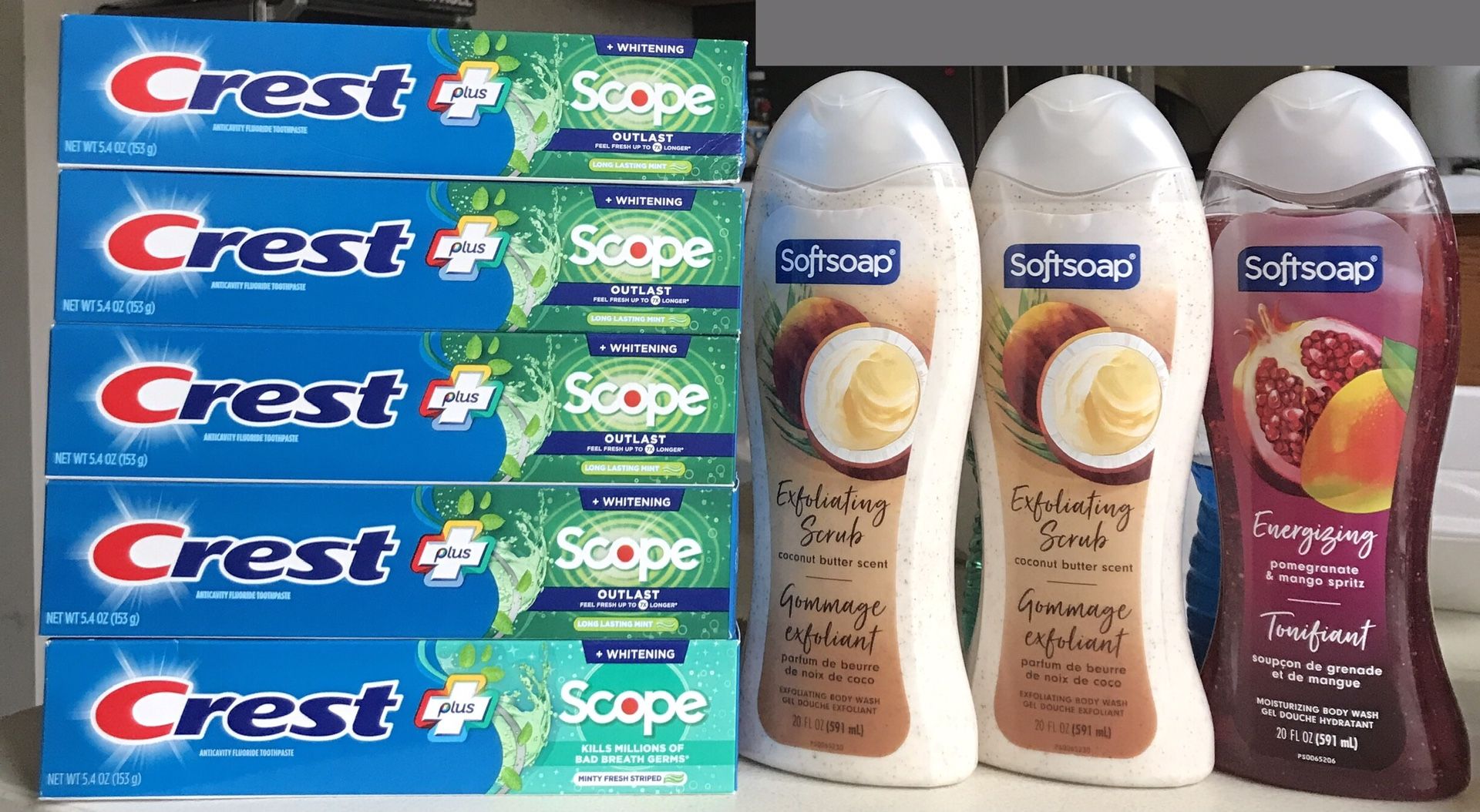 Crest & Softsoap