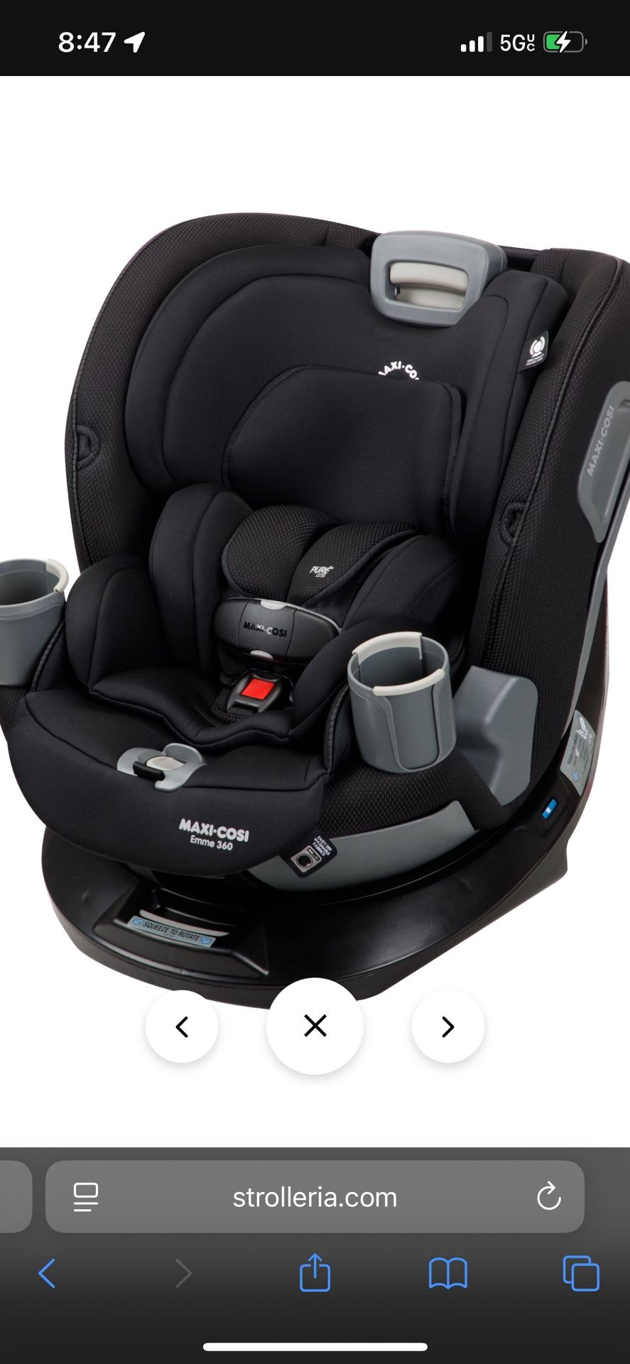 Maxi Cosi Rotating Car Seat