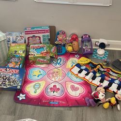 Kids Toy Bundle Set With Storage Bin