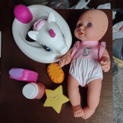 Gi Go Bath time Doll And Accessories 