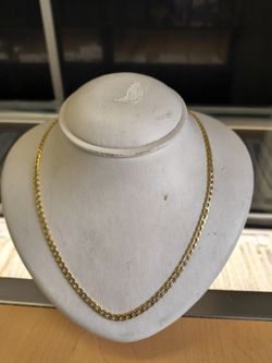 14k 10kgold necklace 8.1 Gram 22 Long layaway available %10% Dwon if you interested please make sure you ask for Maribel thank you